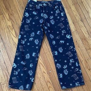 Cali 1850  Cowboy Print Jeans